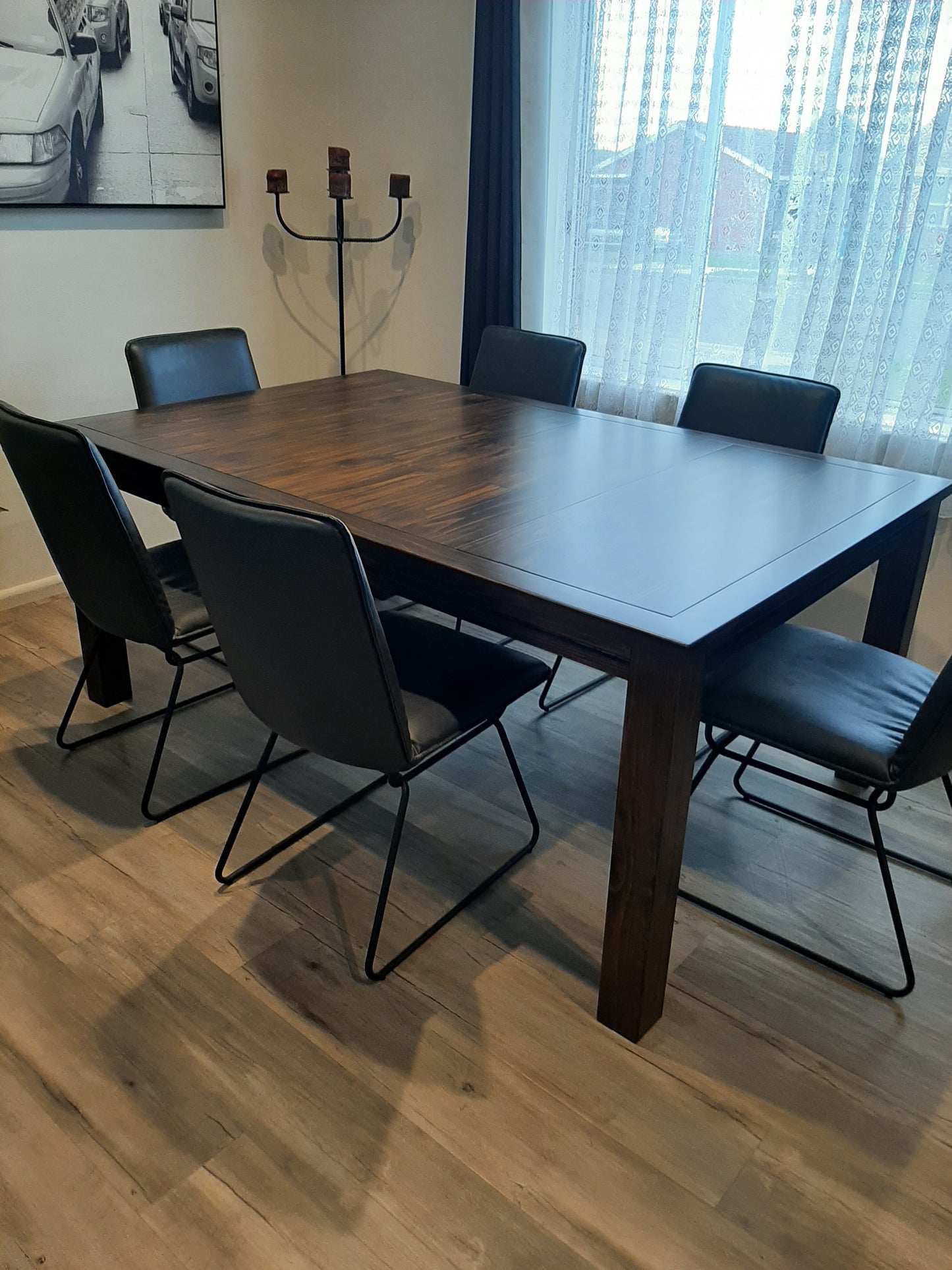 Black Japan Deluxe 6 Seater Gaming Table