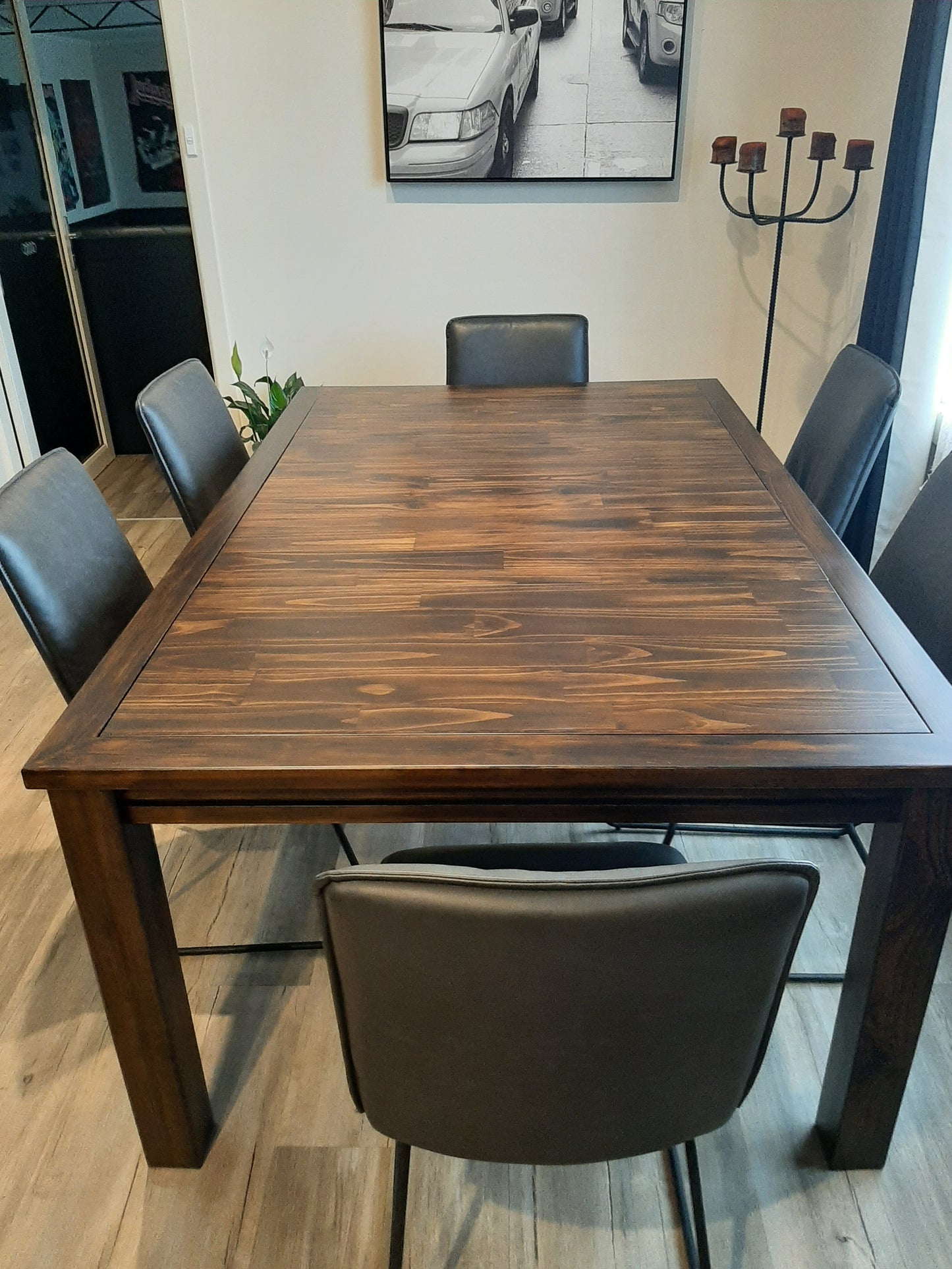 Black Japan Deluxe 6 Seater Gaming Table