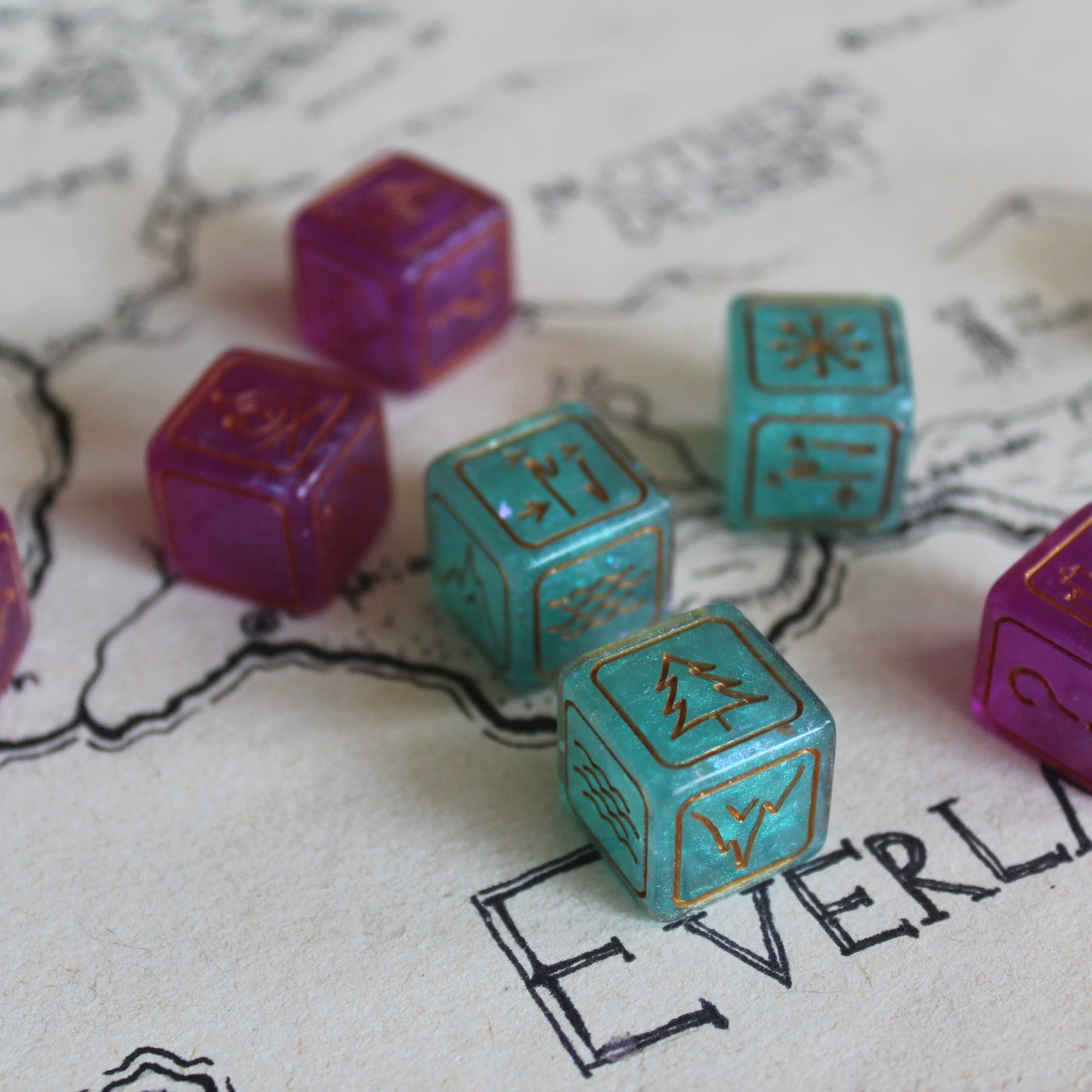 Cartograph Dice Set