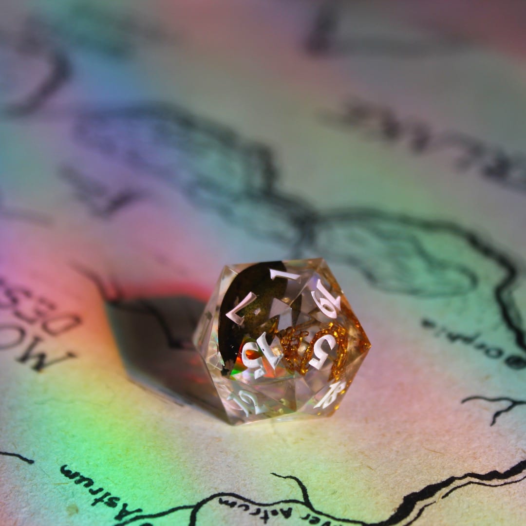 Phoenix Single D20 Dice