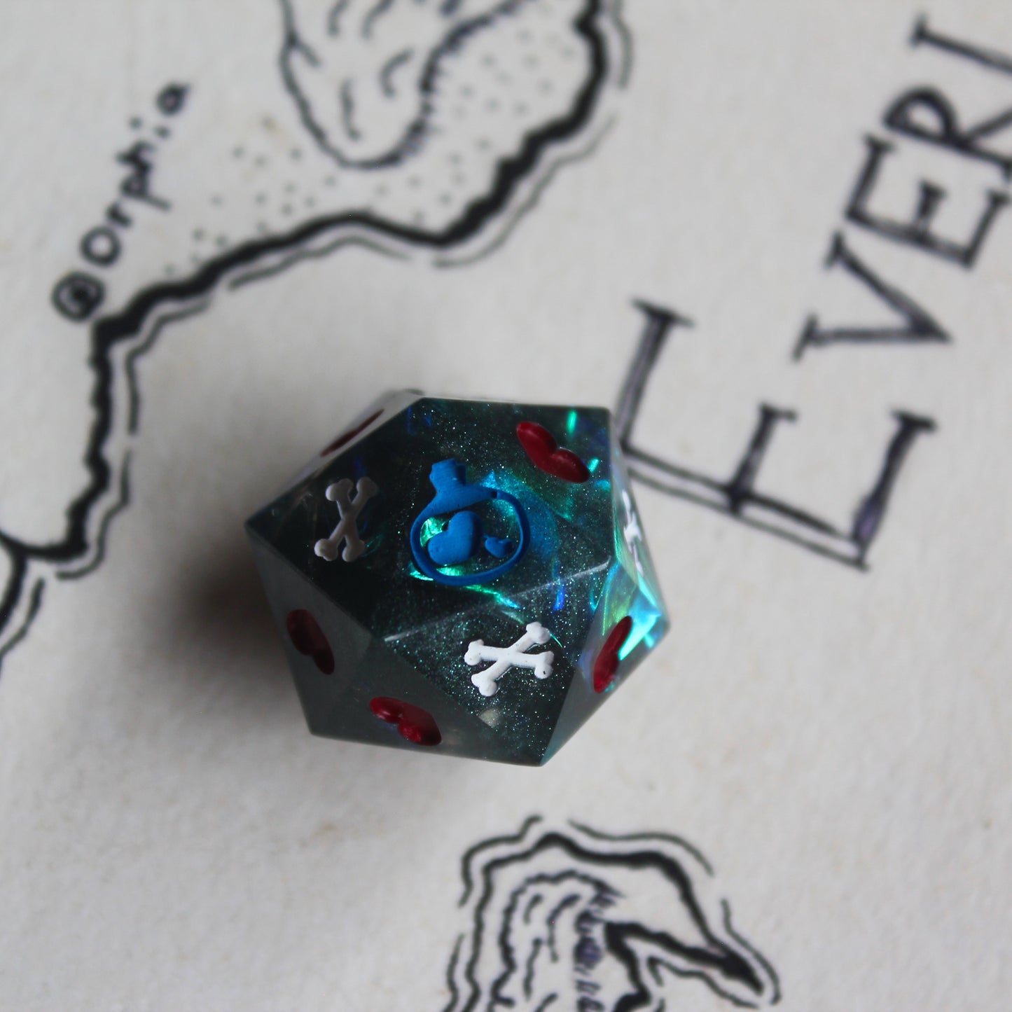 Poisonous Fruit Death Save Dice (D20)