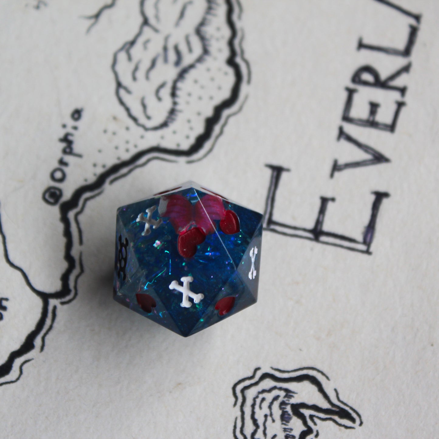 Butterfly Skies Death Save Dice (D20)
