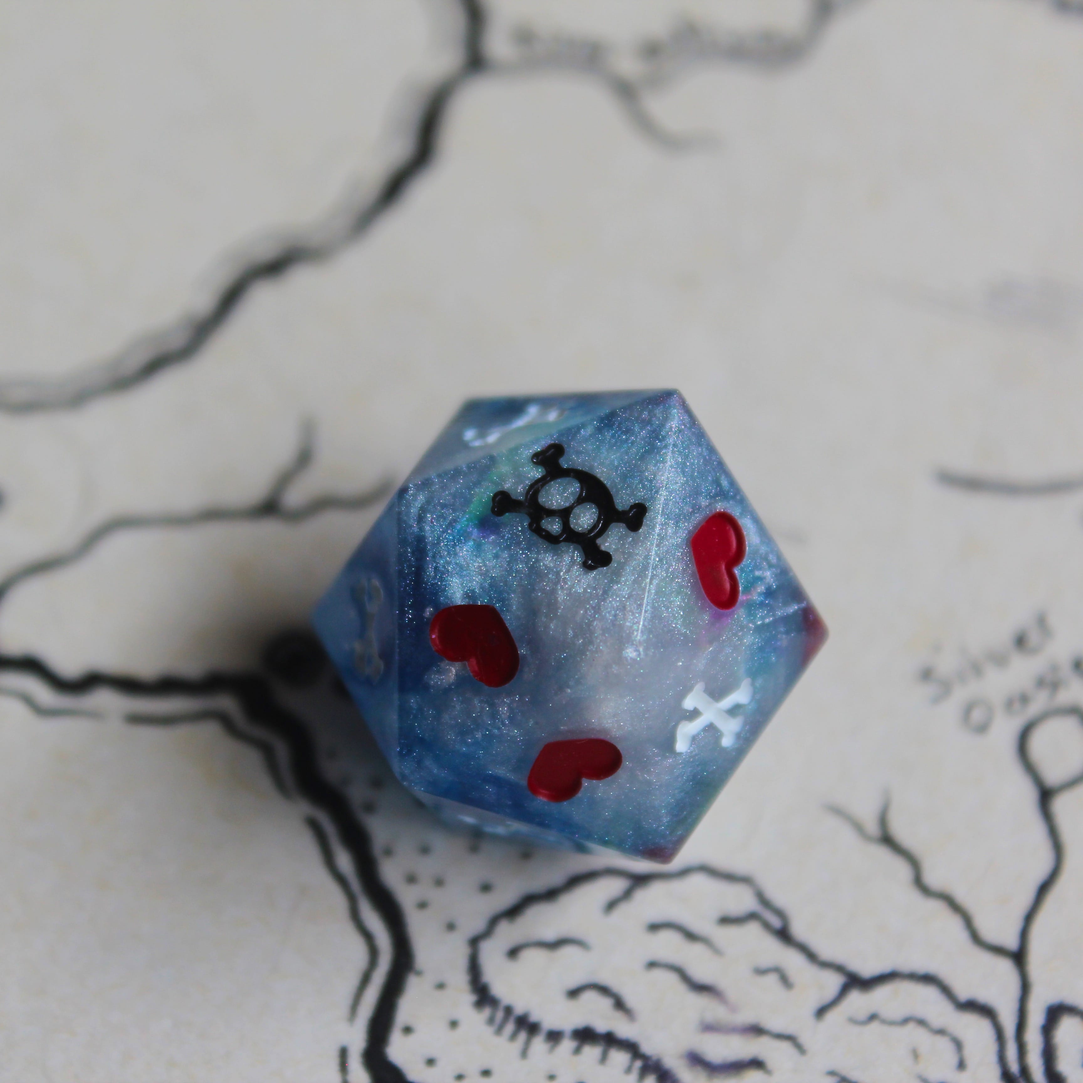 Curse of the Fae Death Save Dice (D20)