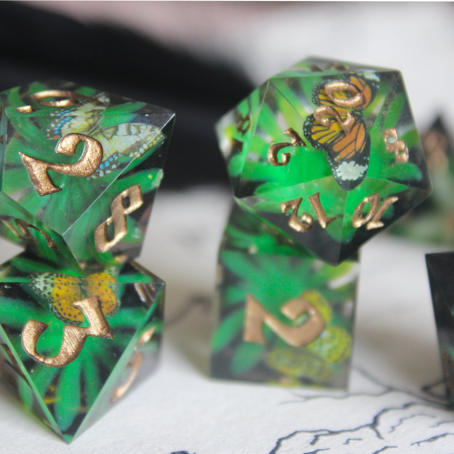 Fernery of Potions 7-Piece Dice Set