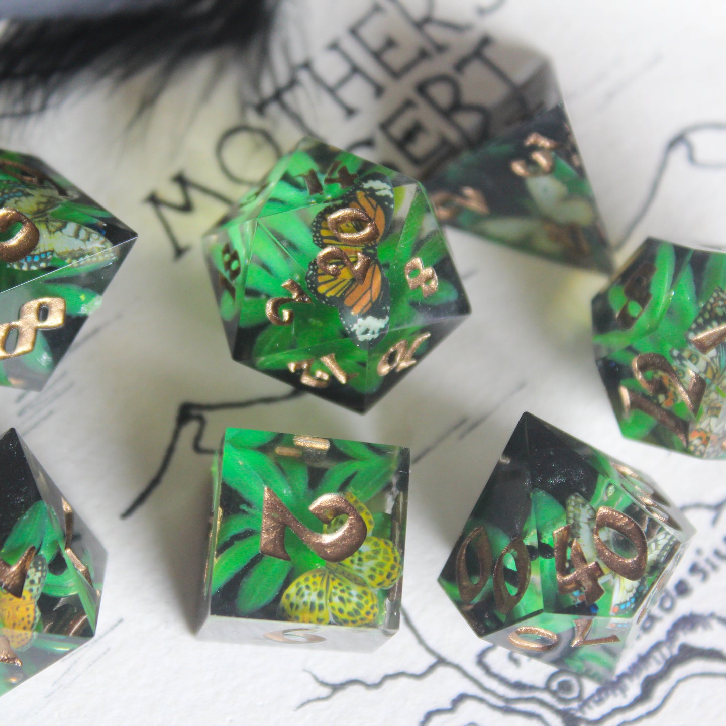 Fernery of Potions 7-Piece Dice Set