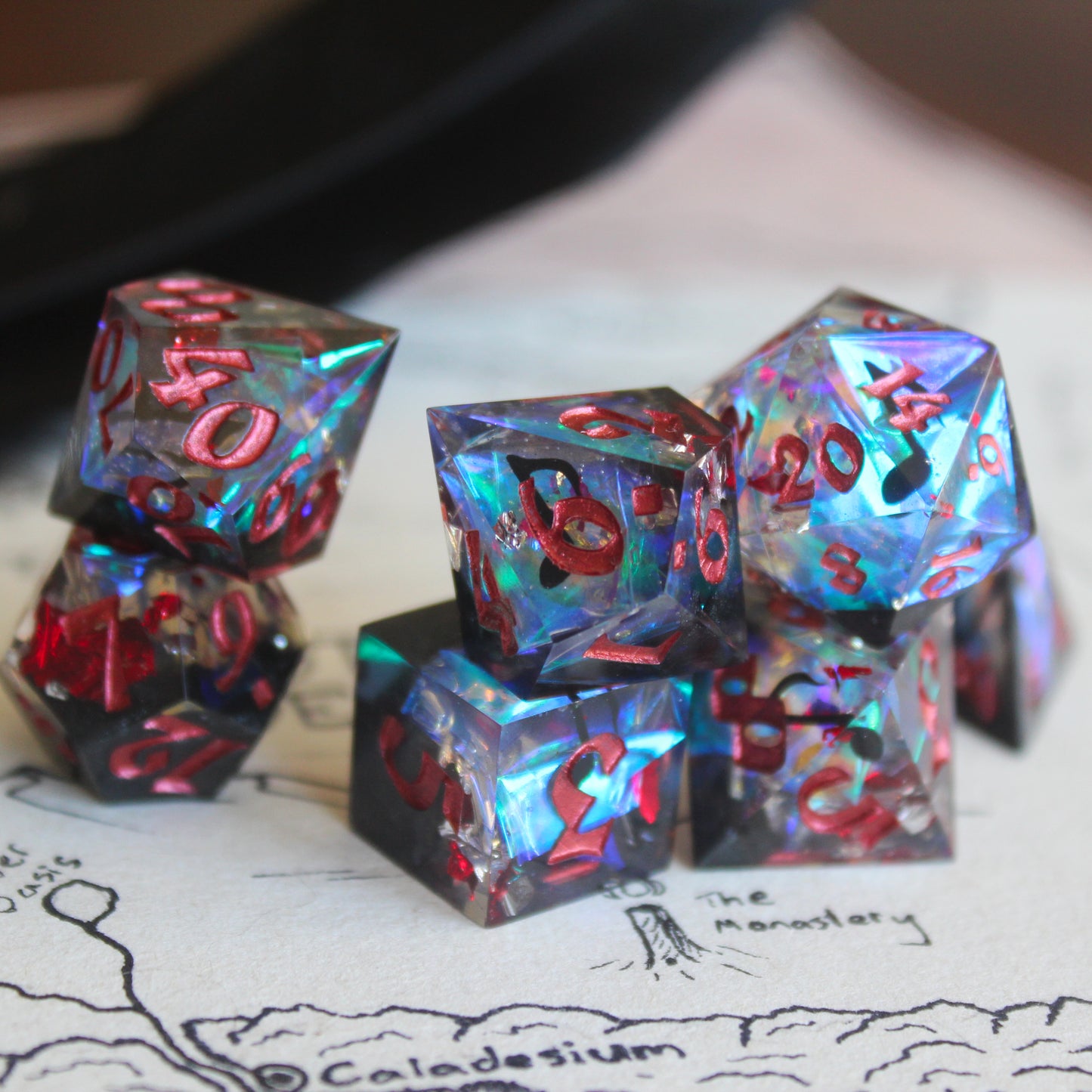 Song of the Enchanting Musicman 7-Piece Dice Set
