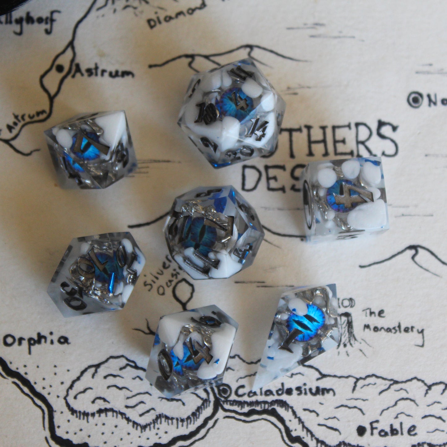 Eye of a Great Beast 7-Piece Dice Set