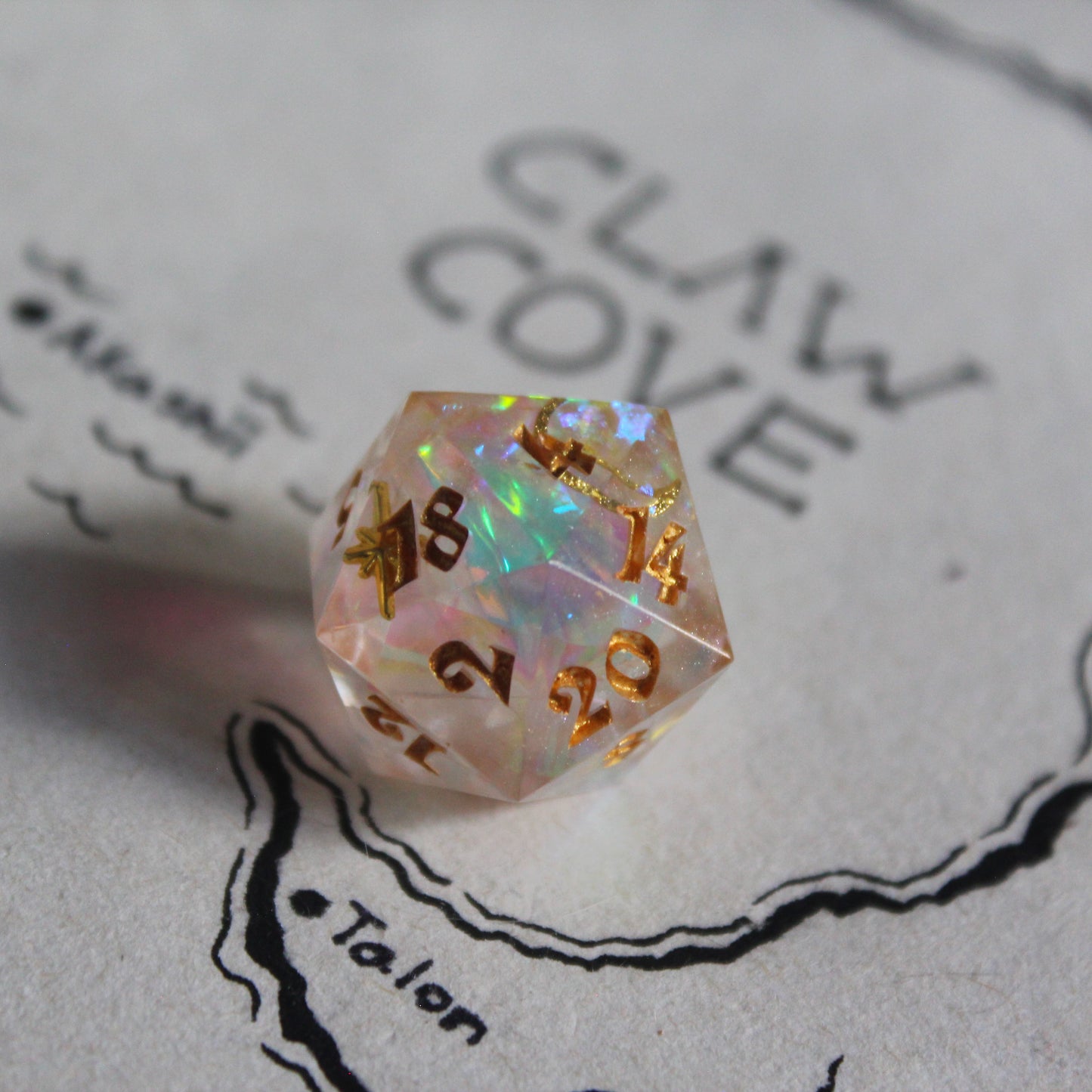Moon & Stardust Dreams 7-Piece Dice Set