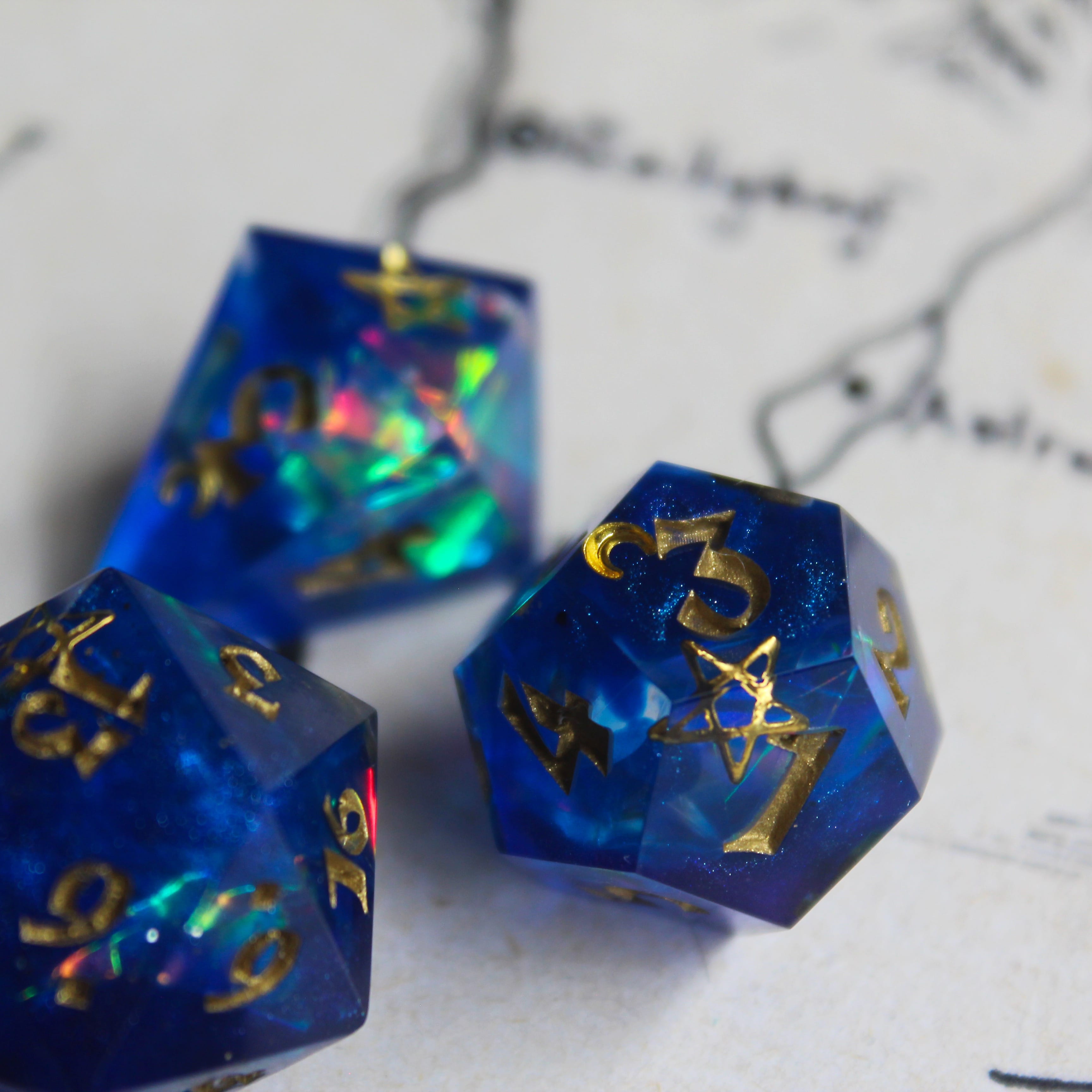 Midnight Sky 7-Piece Polyhedral Dice Set