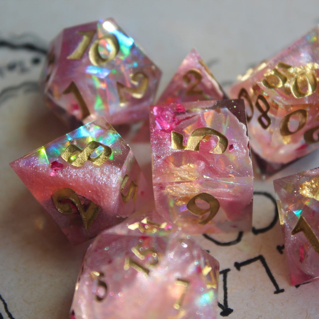 Whee Whoo 7-Piece Polyhedral Dice Set