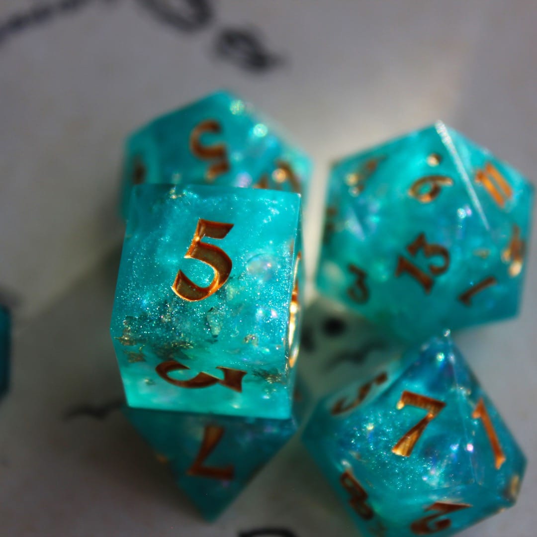 Raven's Oath 7-Piece Polyhedral Dice Set