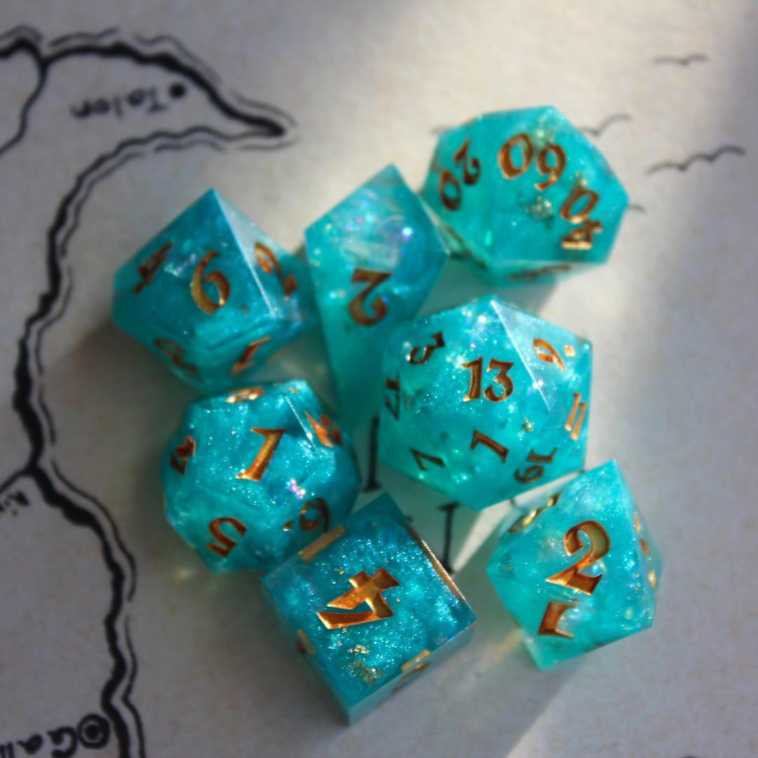 Raven's Oath 7-Piece Polyhedral Dice Set