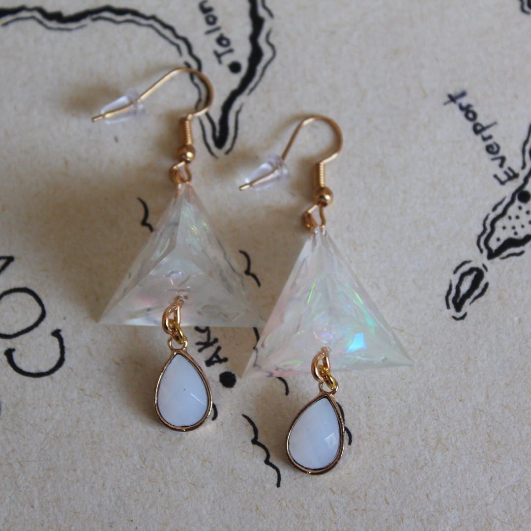 Unicorn's Earrings with Dice
