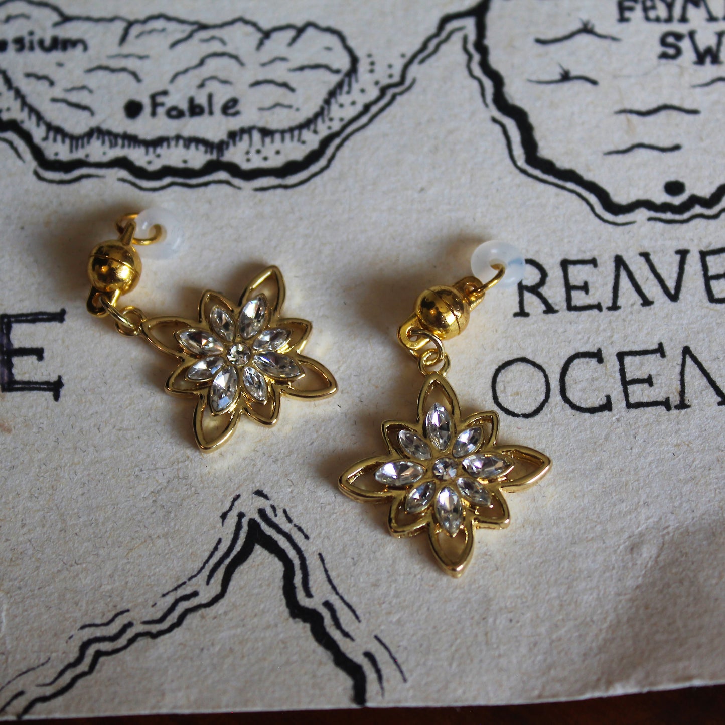 Floral Glasses Charms