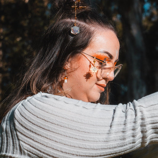 Floral Glasses Charms
