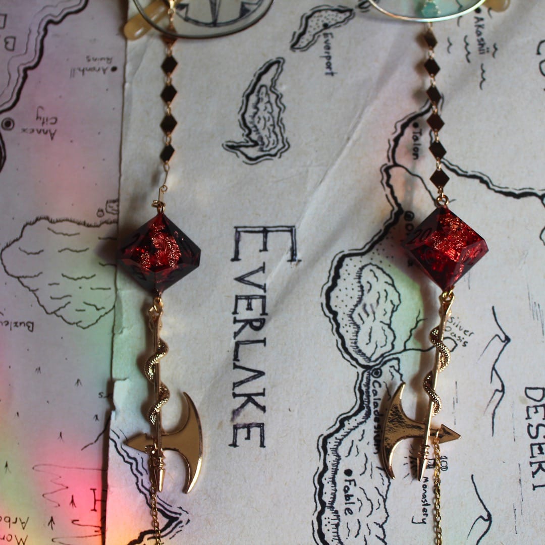 The Barbarian Glasses Chain with Dice