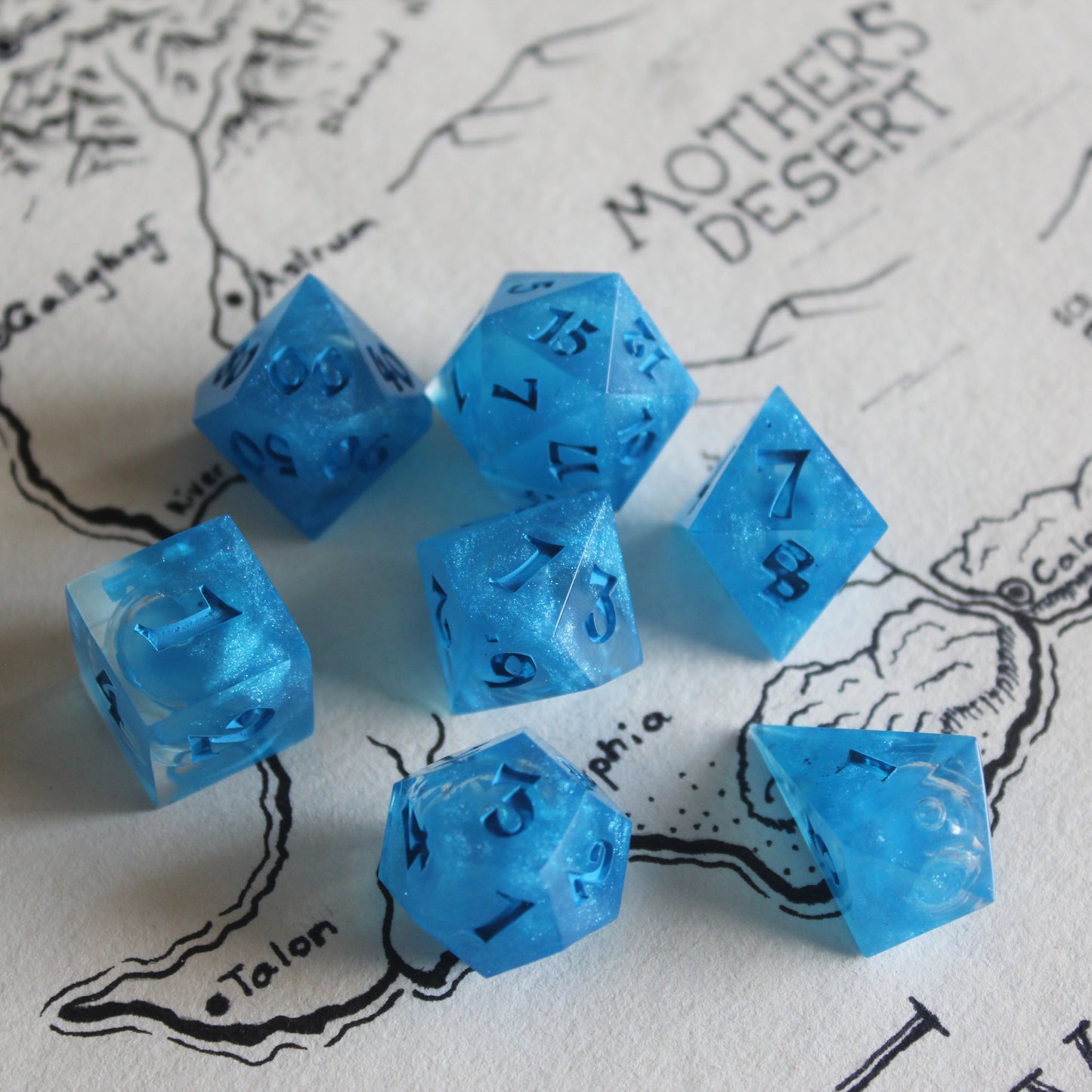 Arcane Hexcore 7-Piece Polyhedral Dice Set