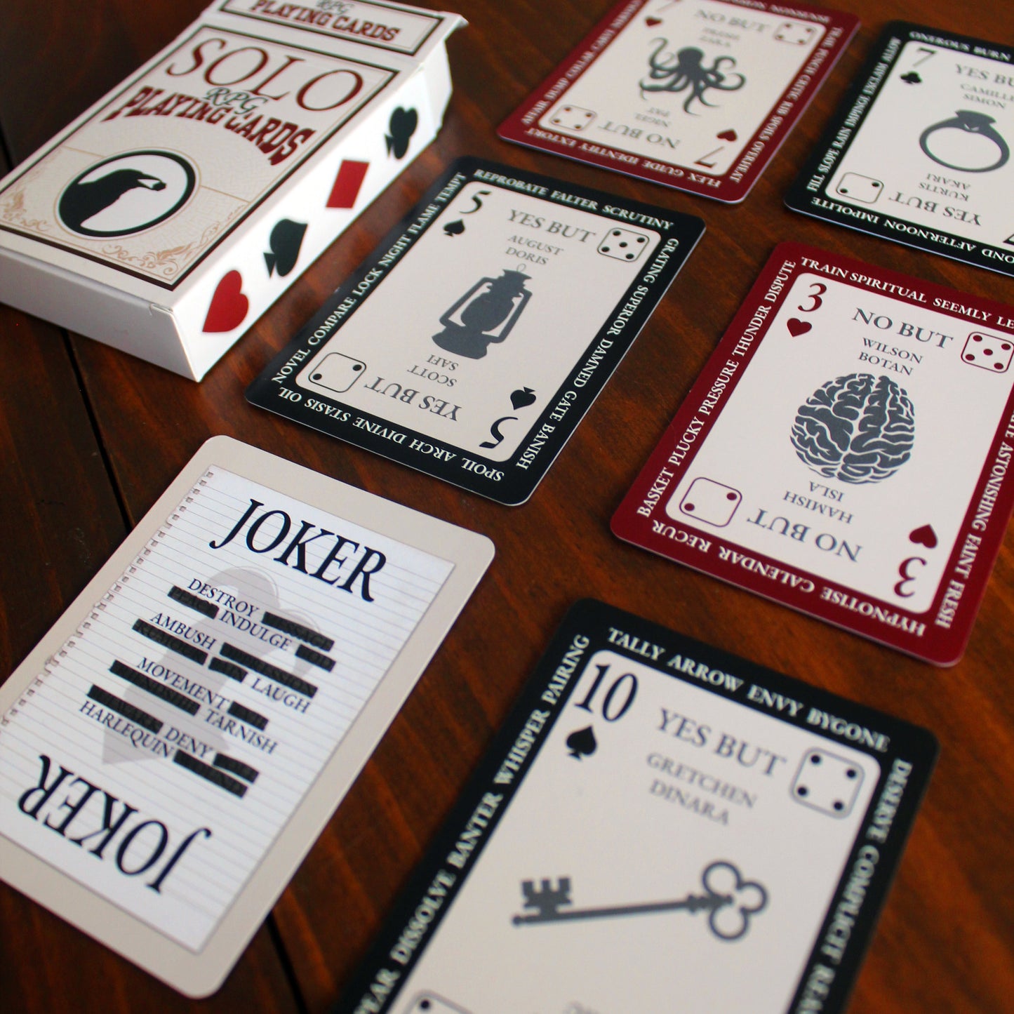 Solo RPG Playing Cards - Digital Version