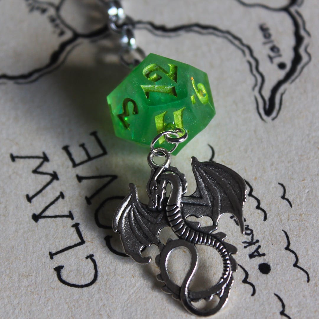 Lyra Keychain with Dice