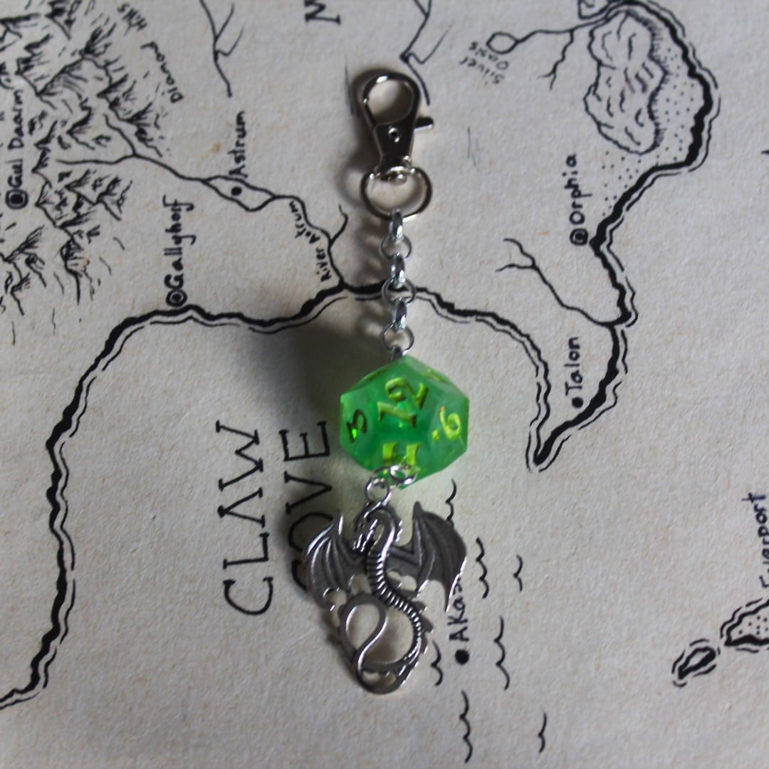Lyra Keychain with Dice