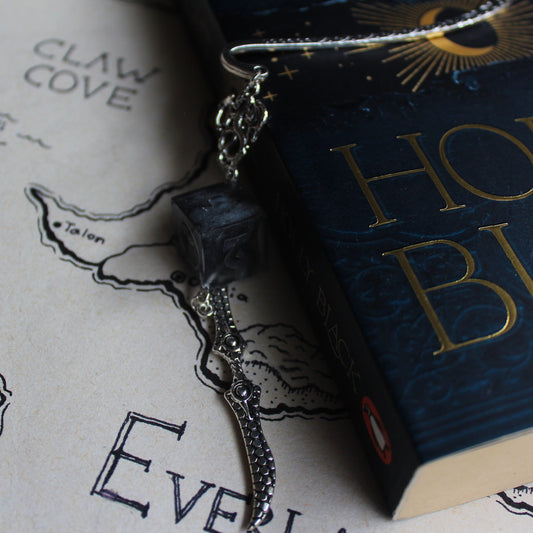 Troll's Sword Bookmark with Dice