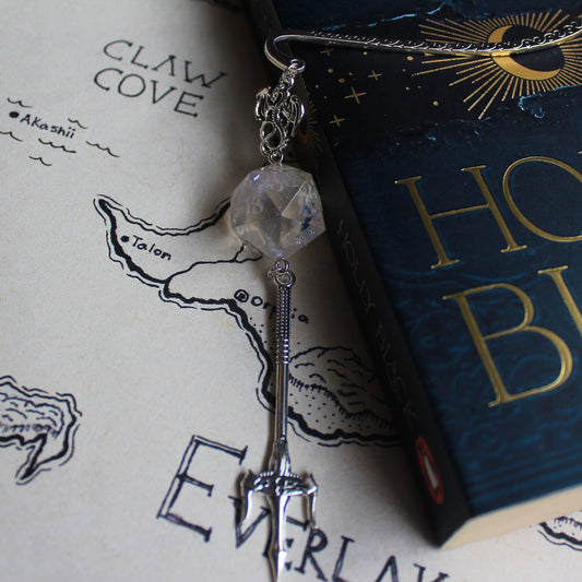 Mermen's Sword Bookmark with Dice