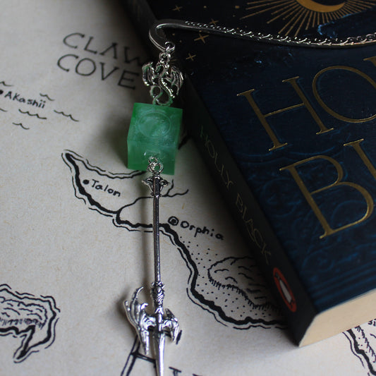 Slime's Sword Bookmark with Dice