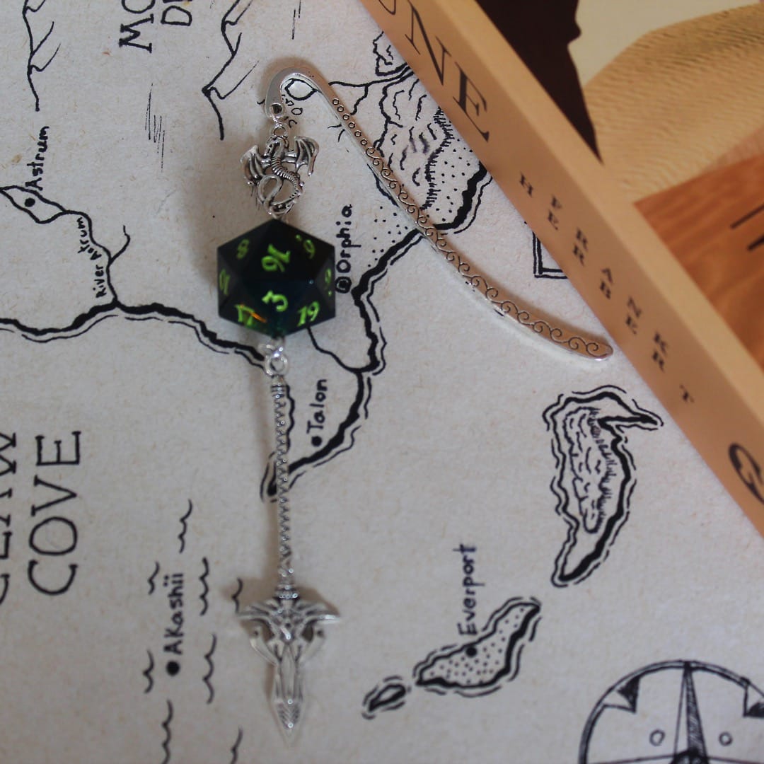 Valen Bookmark with Dice