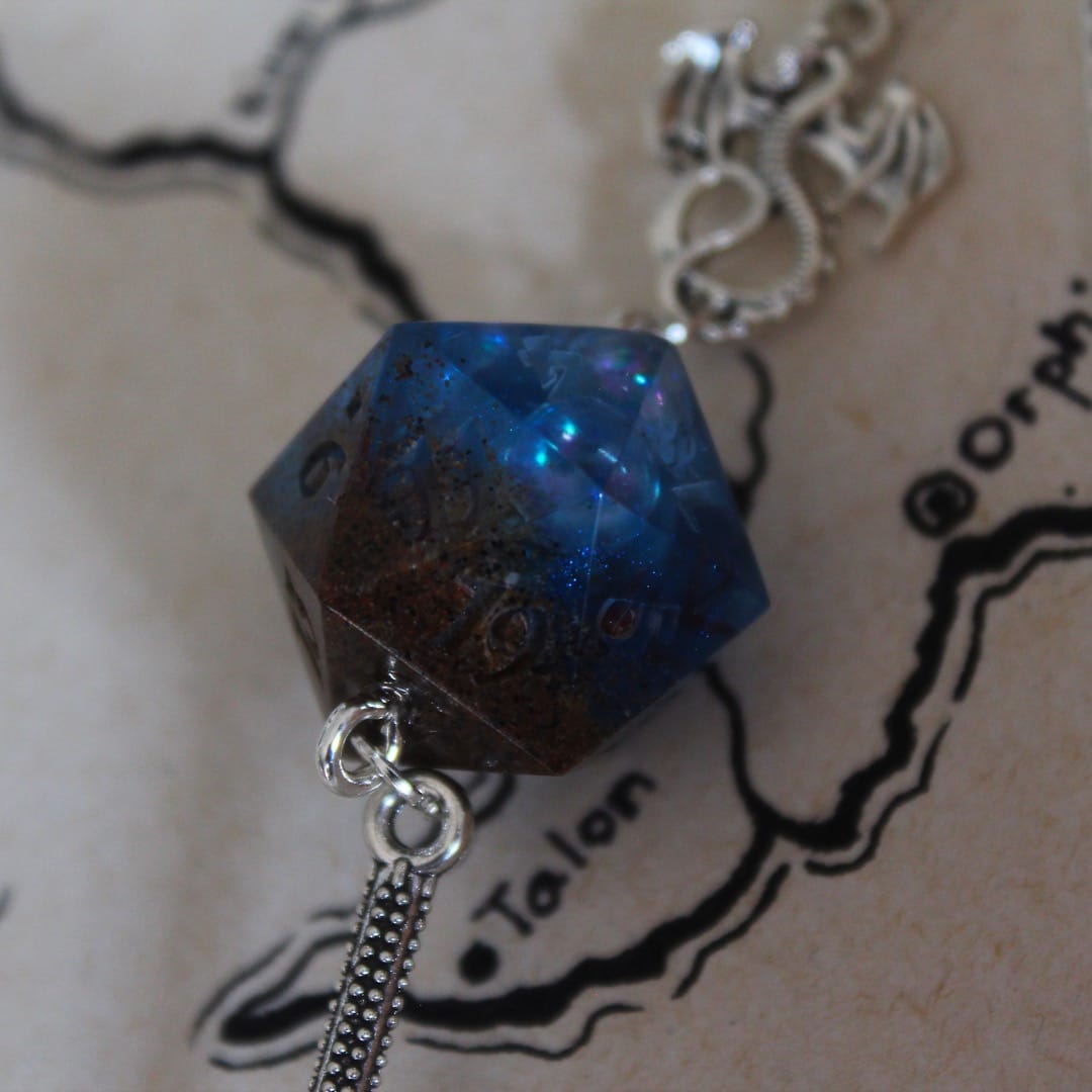 Zevran Bookmark with Dice