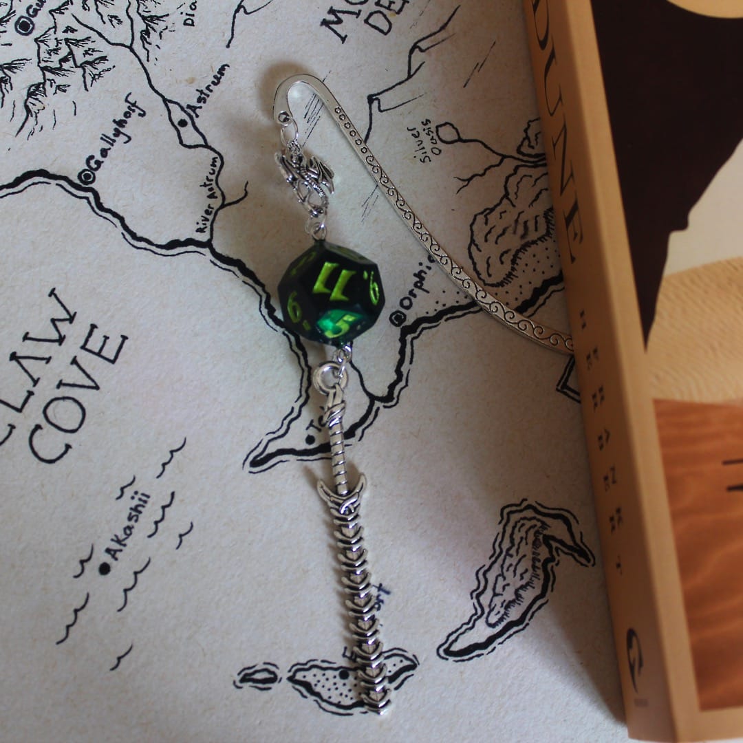 Thorin Bookmark with Dice
