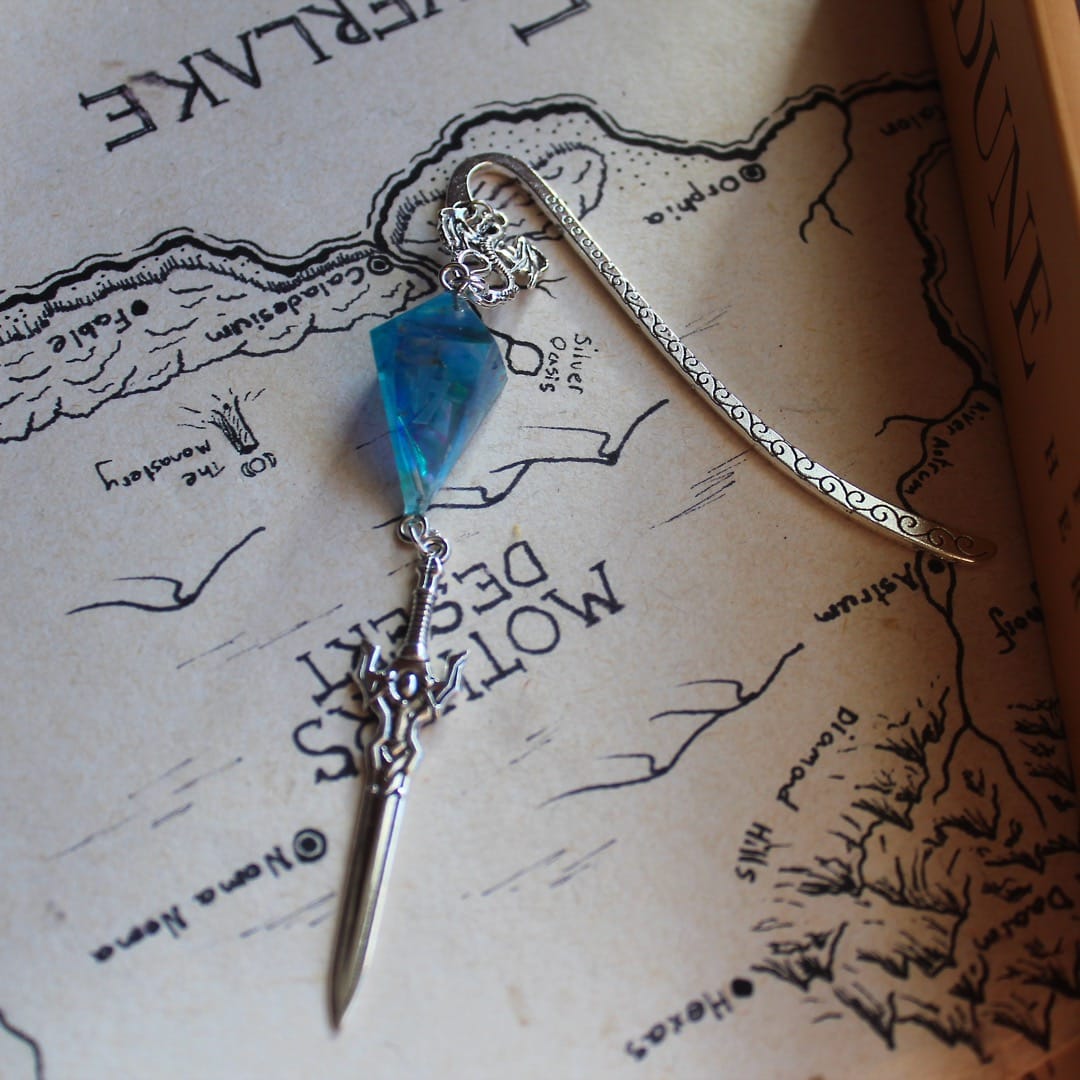 Elspeth Bookmark with Dice