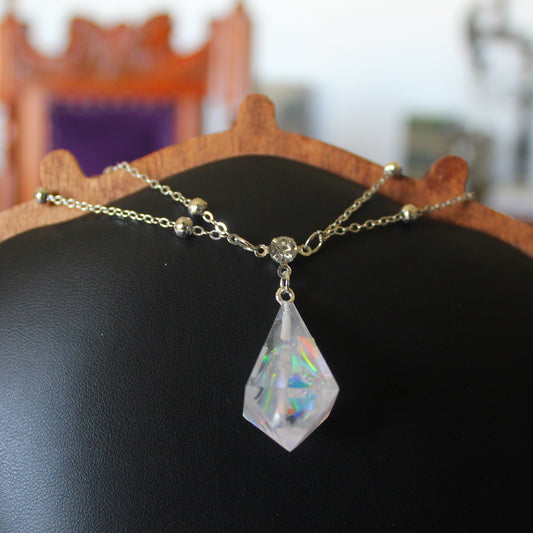 Electric Jellyfish Dice Necklace