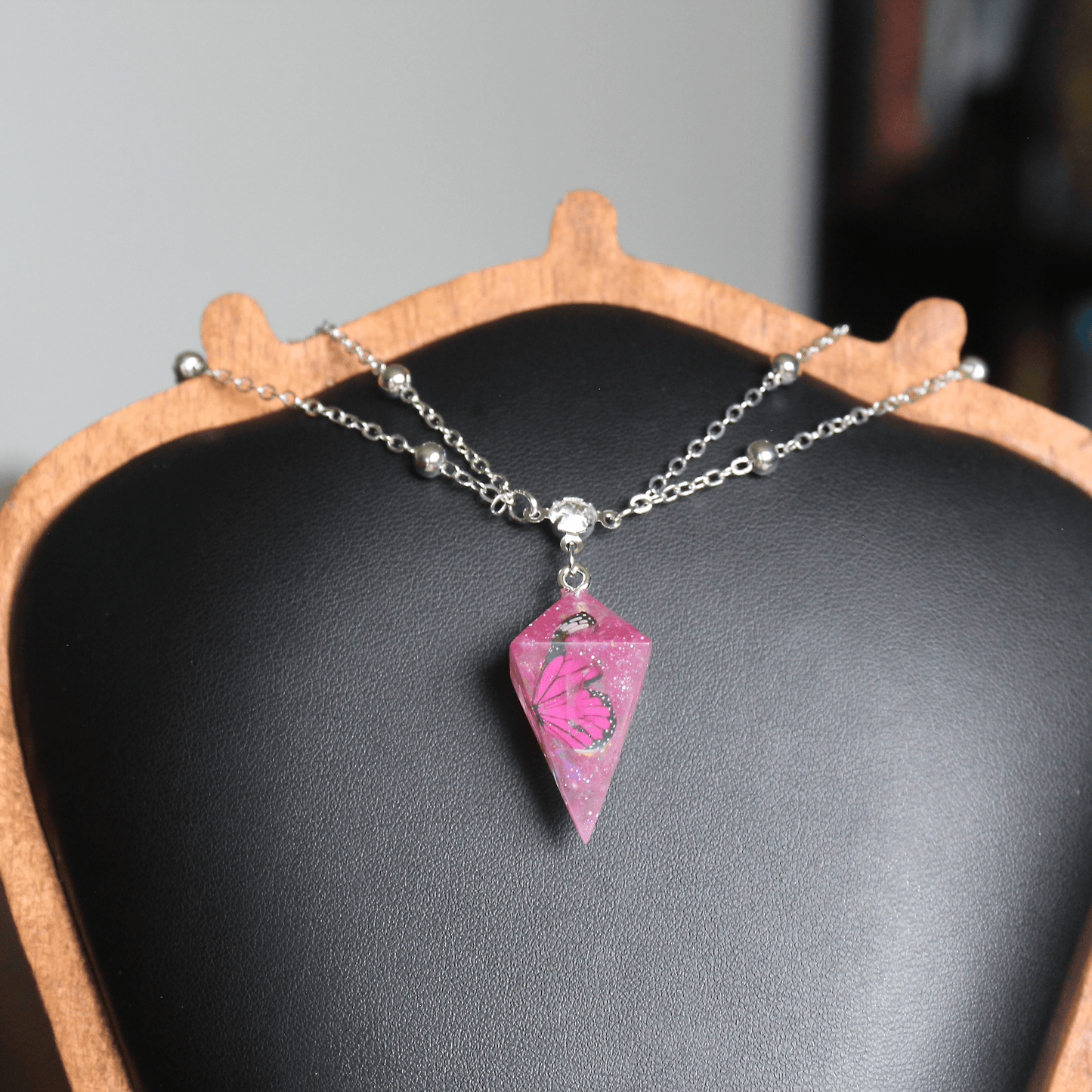 Butterfly Queen Dice Necklace