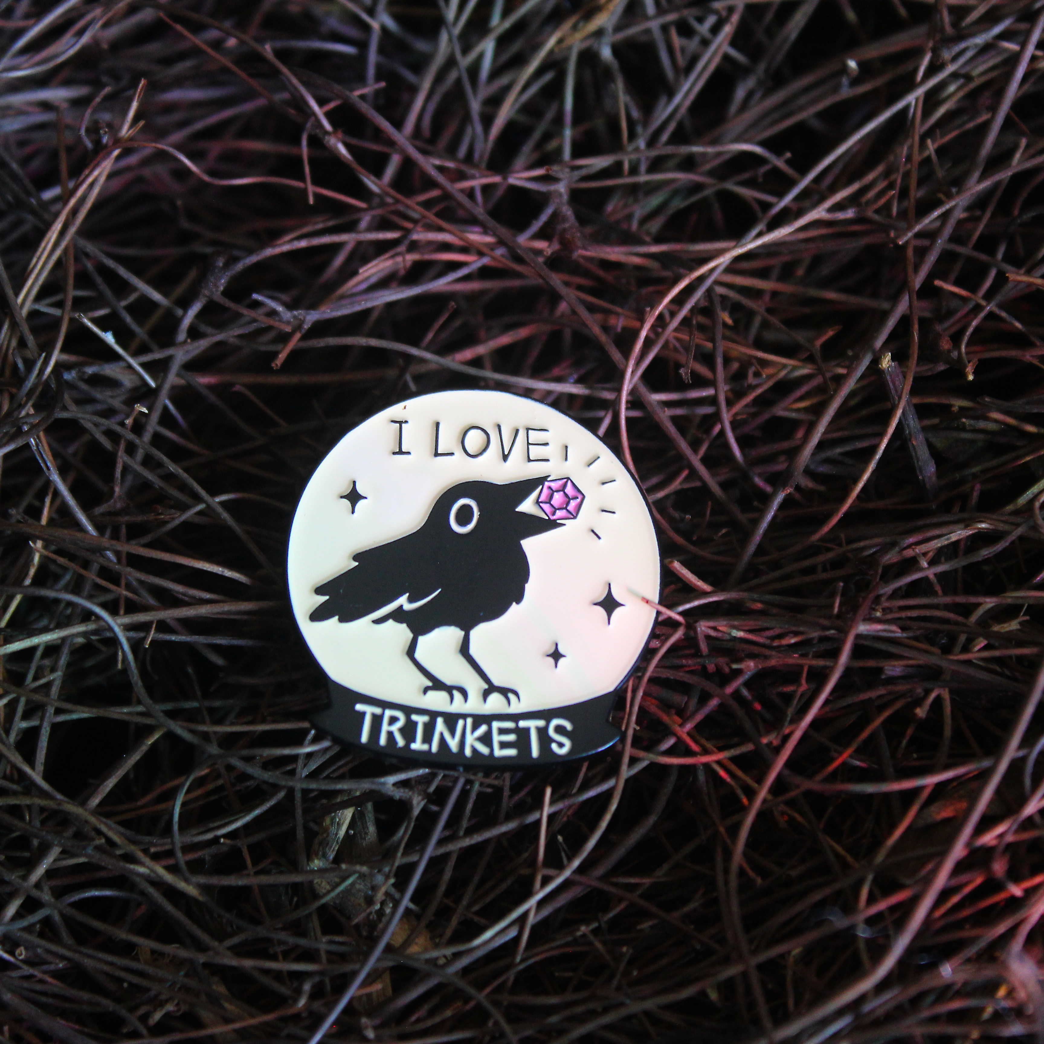 'I Love Trinkets' D&D Enamel Pin