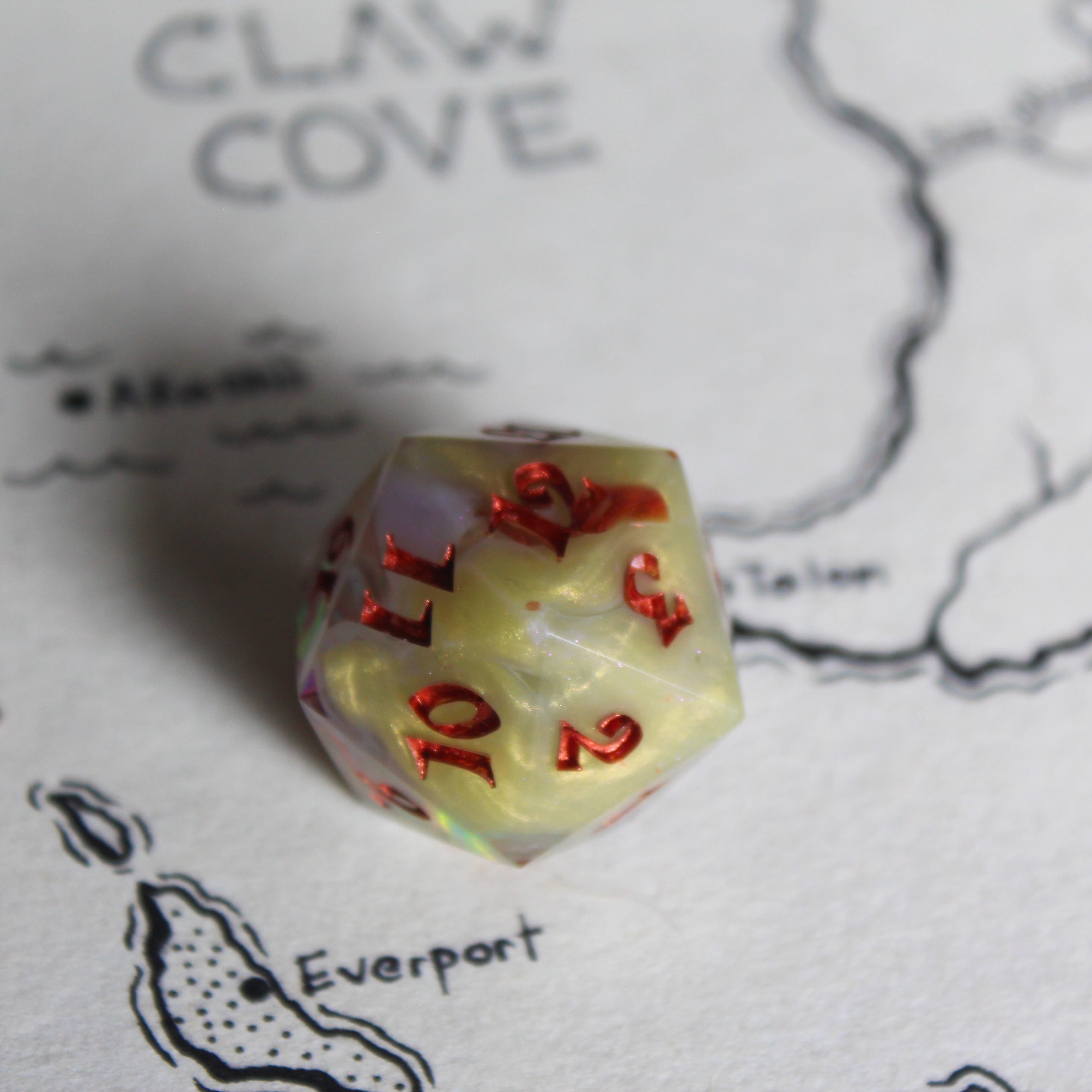 Bronze Age Spindown Dice (D20)
