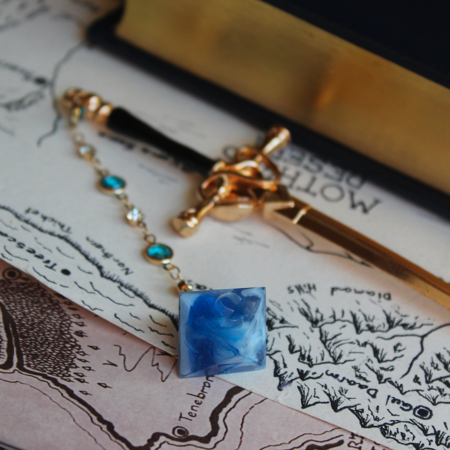 Treasure of the Mariners Hair Sword with Dice