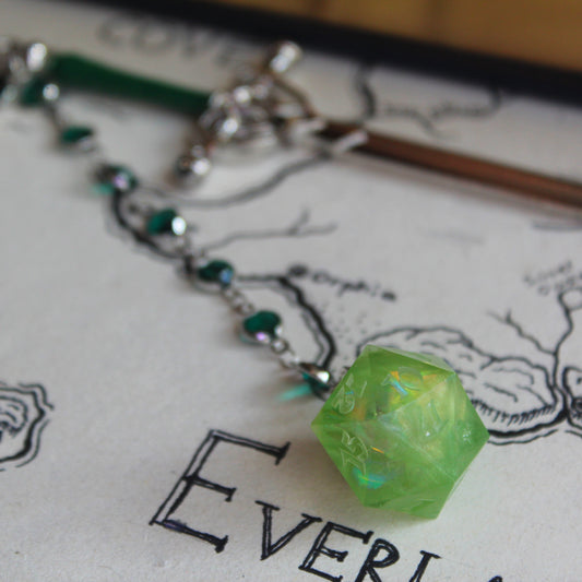 Goblin's Green Potion Hair Sword with Dice