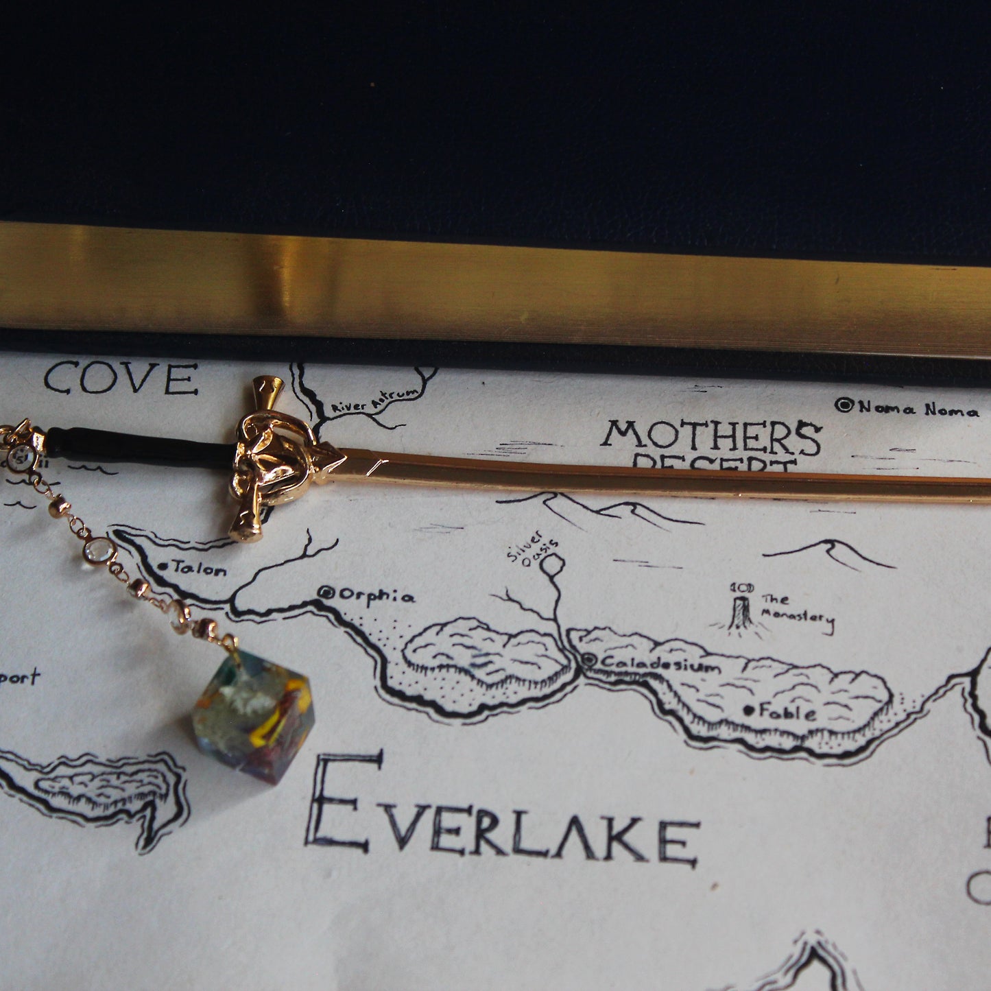 Flowers from Our Garden Hair Sword with Dice