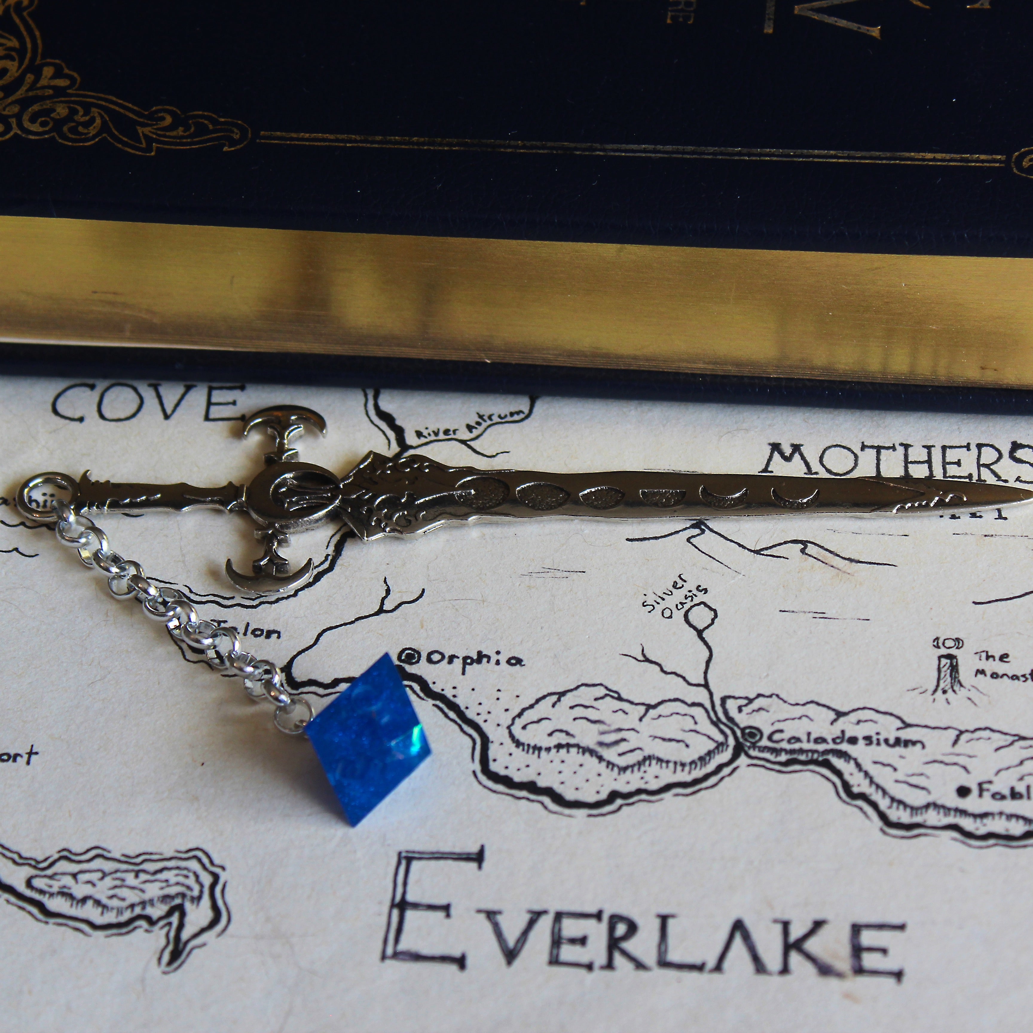 Gem of the Moon Hair Sword with Dice