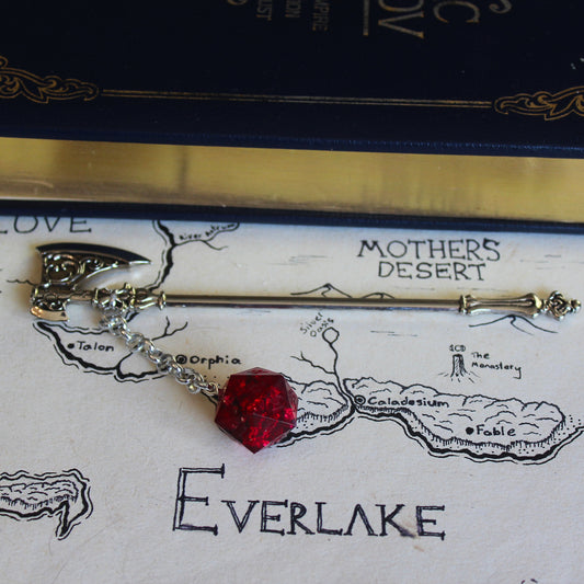 Blade of Embers Hair Axe with Dice