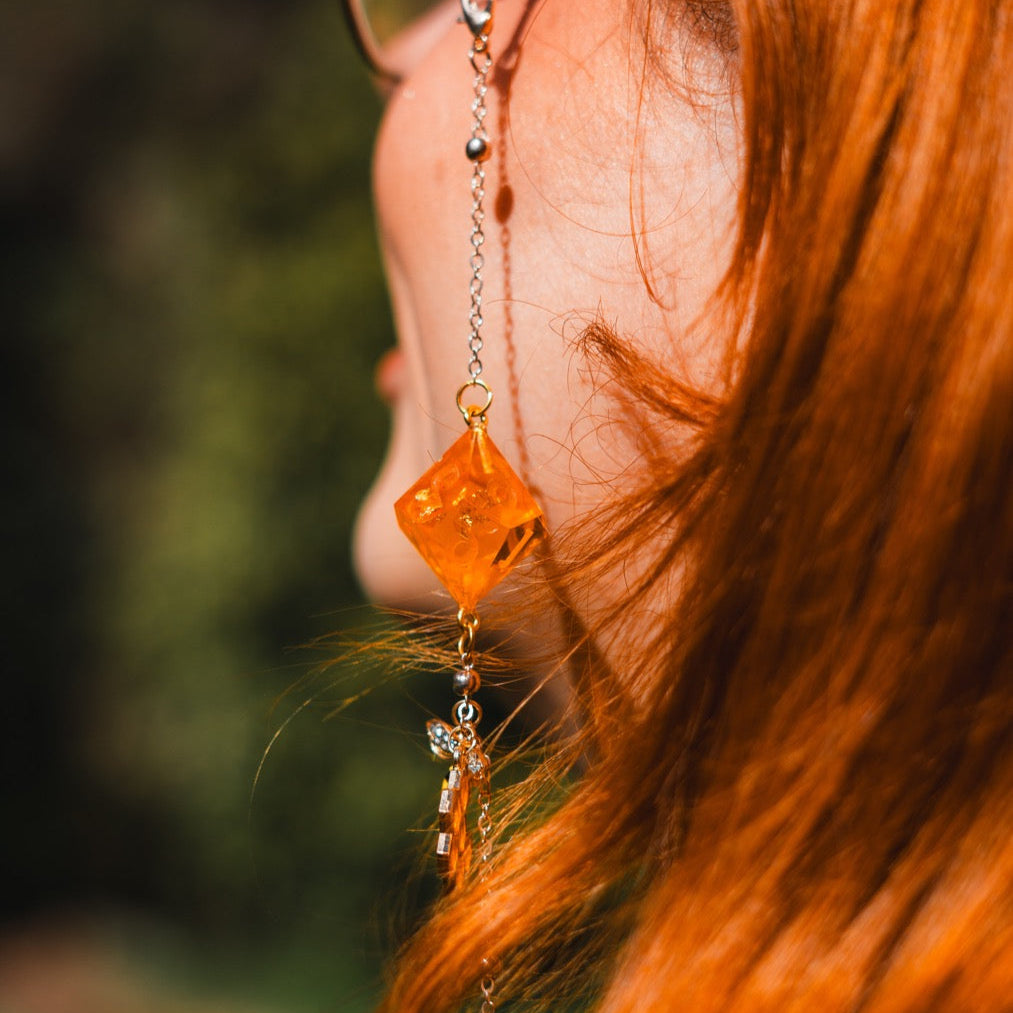Honeybee Dreams Glasses Chain with Dice