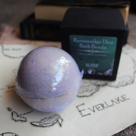 'Sleep' Bath Bomb with Mystery Dice