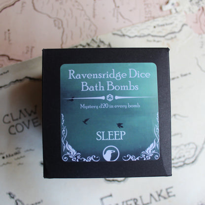 'Sleep' Bath Bomb with Mystery Dice