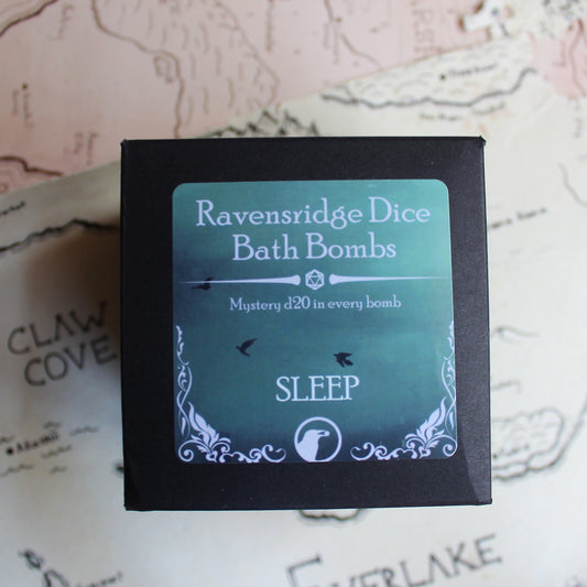 'Sleep' Bath Bomb with Mystery Dice