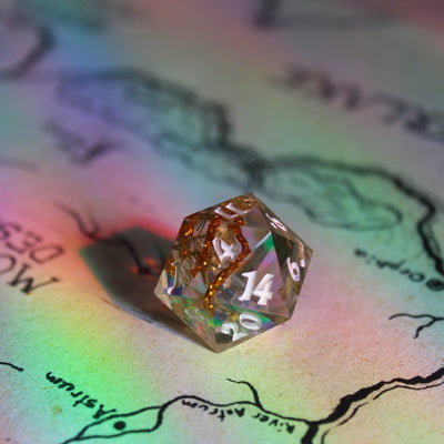 Phoenix Single D20 Dice