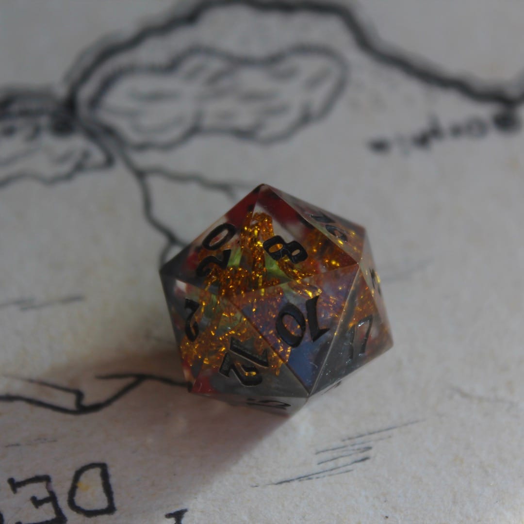 Gommage Single D20 Dice