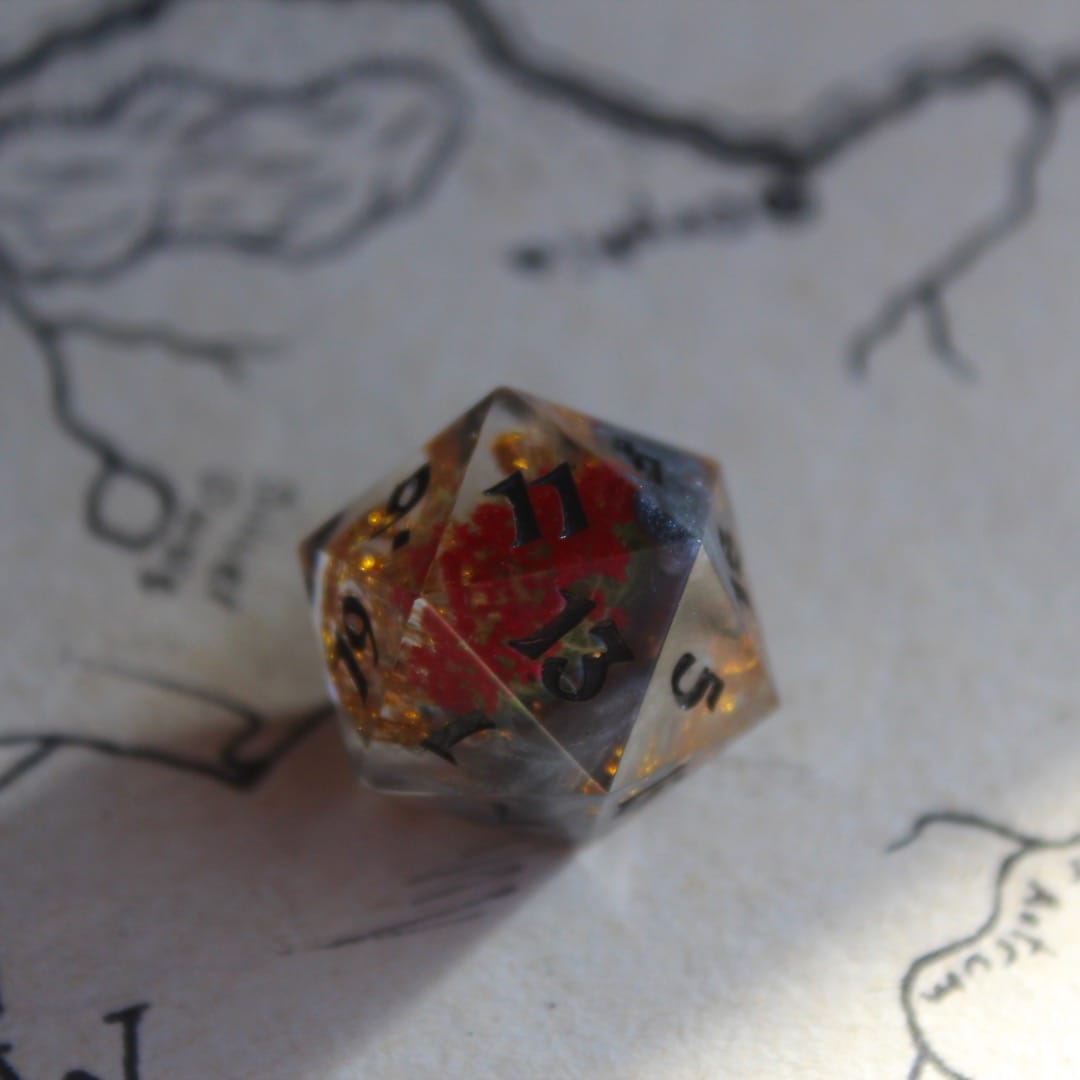 Gommage Single D20 Dice