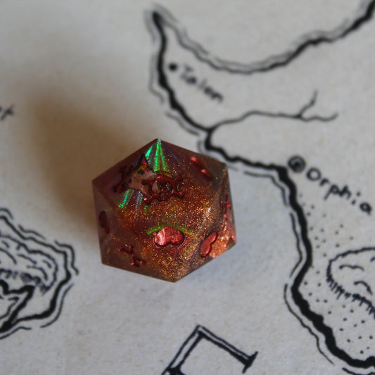 Cat of Doom Death Save Dice