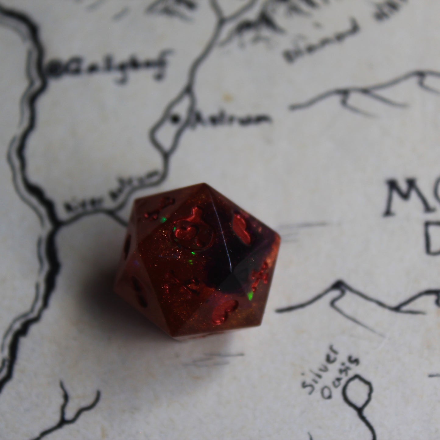 Cat of Doom Death Save Dice