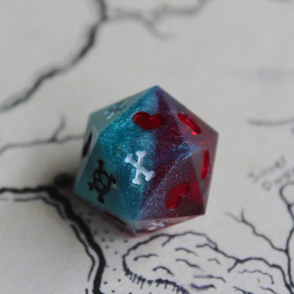 The Bloody Decider Death Save Dice (D20)